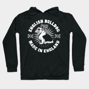 English Bulldog Logo Design Hoodie